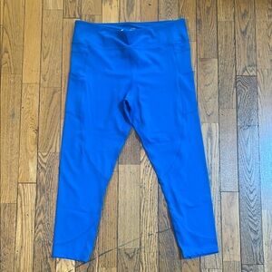 ZYIA Blue High Waist Leggings Light N Tight (with pockets) NWOT